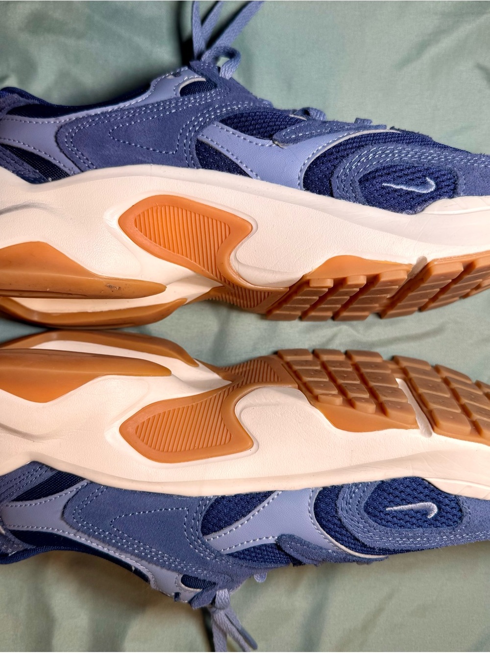 Nike Women’s Blue and Gum-Soled Sneakers